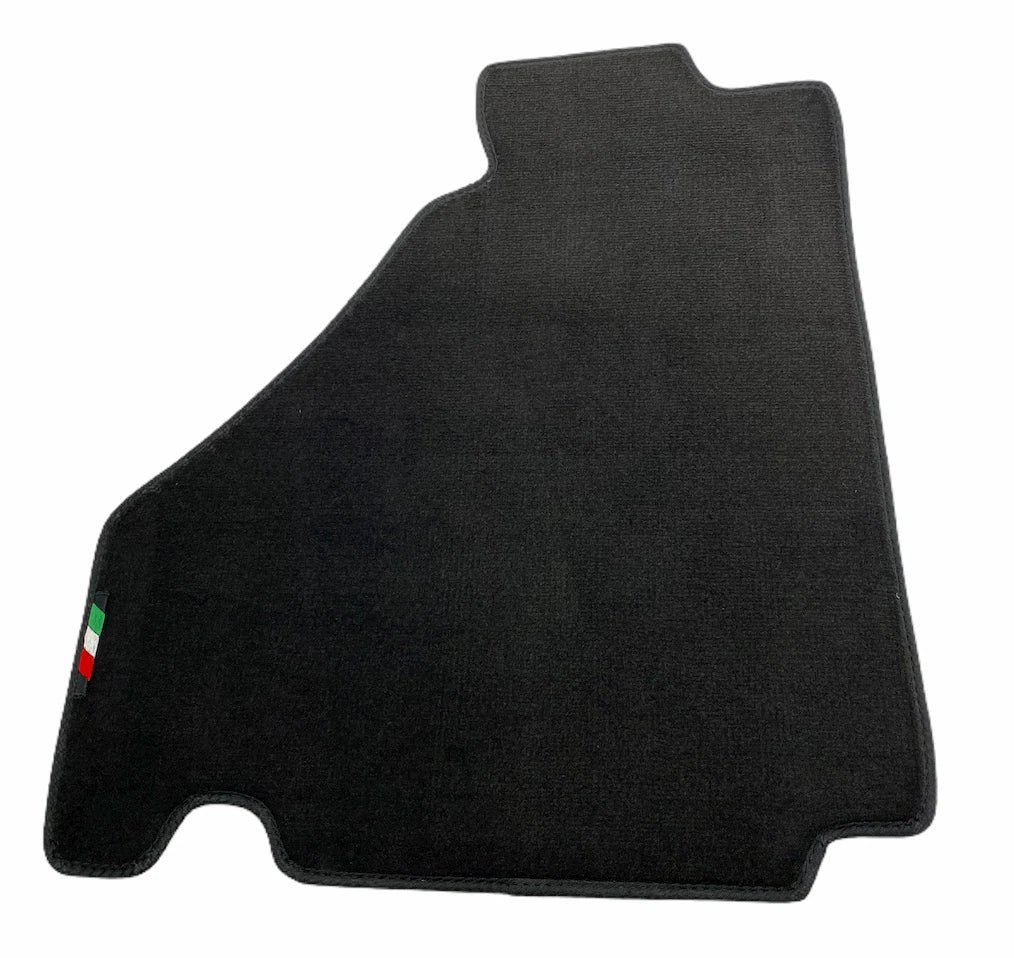 Floor Mats for Ferrari F430 2004-2009 Black Tailored Carpets with Emblem