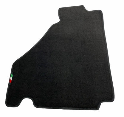 Floor Mats for Ferrari F430 2004-2009 Black Tailored Carpets with Emblem