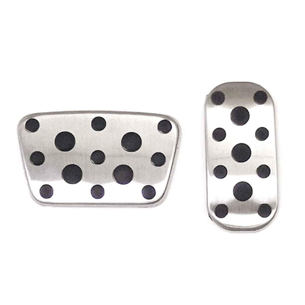 Stainless Steel Brake Gas Pedal Covers for Toyota Land Cruiser Prado (2010-2022)