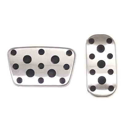 Stainless Steel Brake Gas Pedal Covers for Toyota Land Cruiser Prado (2010-2022)