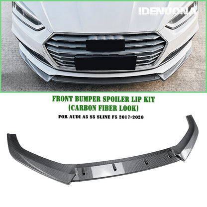 Front Lower Spoiler Lip for Audi A5 S5 Sline (2017-2020)