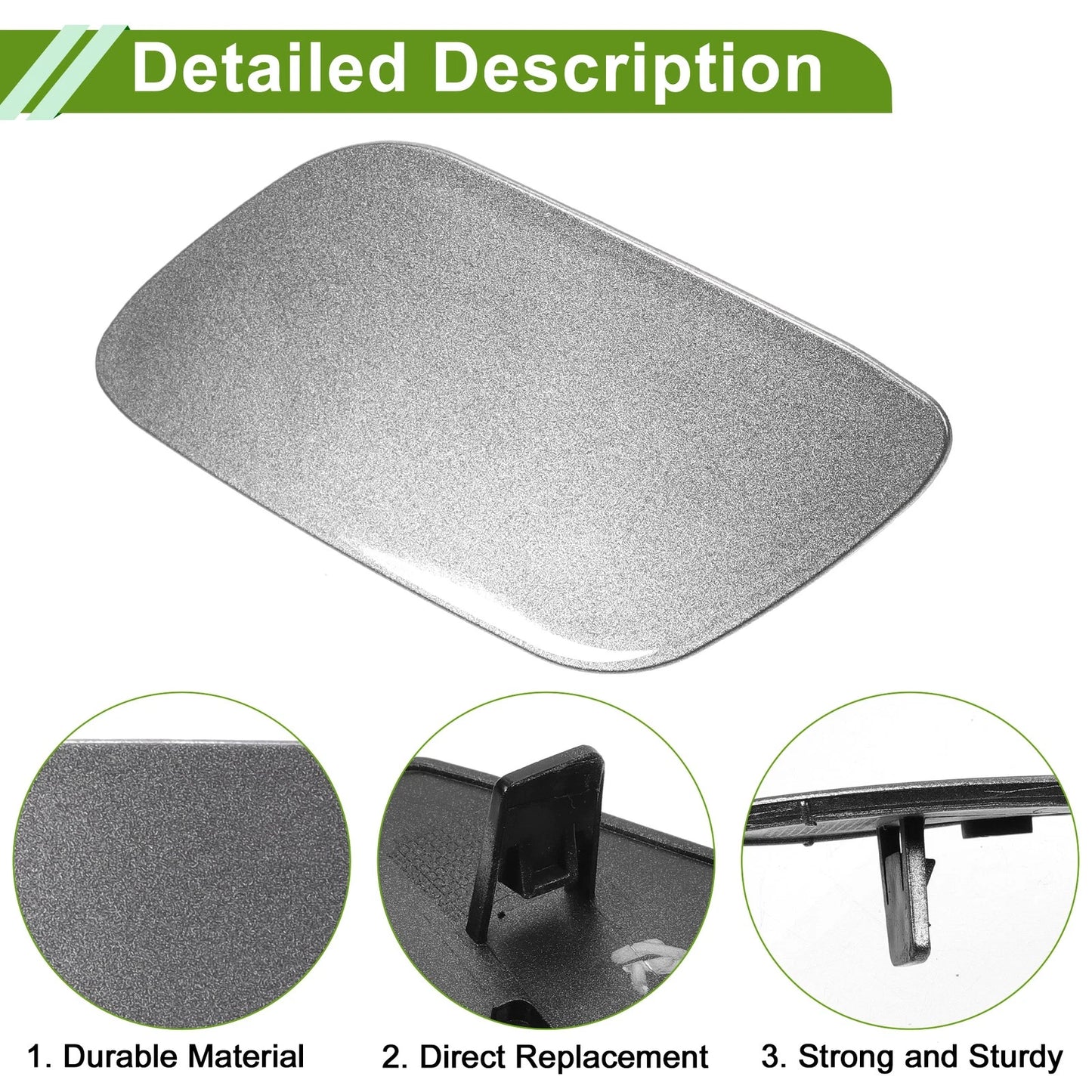 Front Left Washer Nozzle Cover for Volvo S60 (2014-2016) Gray