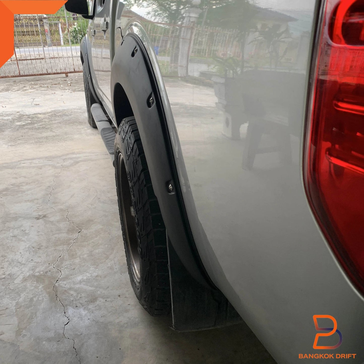 Black Fender Flare Arch for Nissan Navara D40 Narrow Body 4DR Dual Cab
