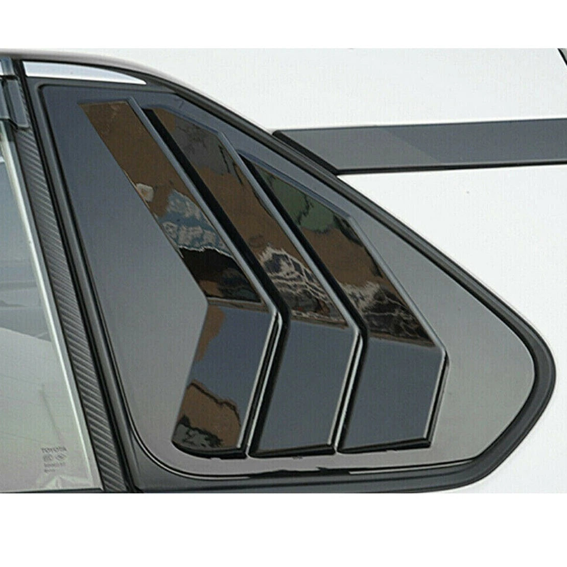 2 x Rear Side Window Louvers for Toyota RAV4 (2019-2021)
