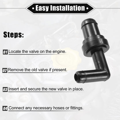 PCV Valve for Honda CR-V (1997-2001), Acura TL (1995-1998) Black