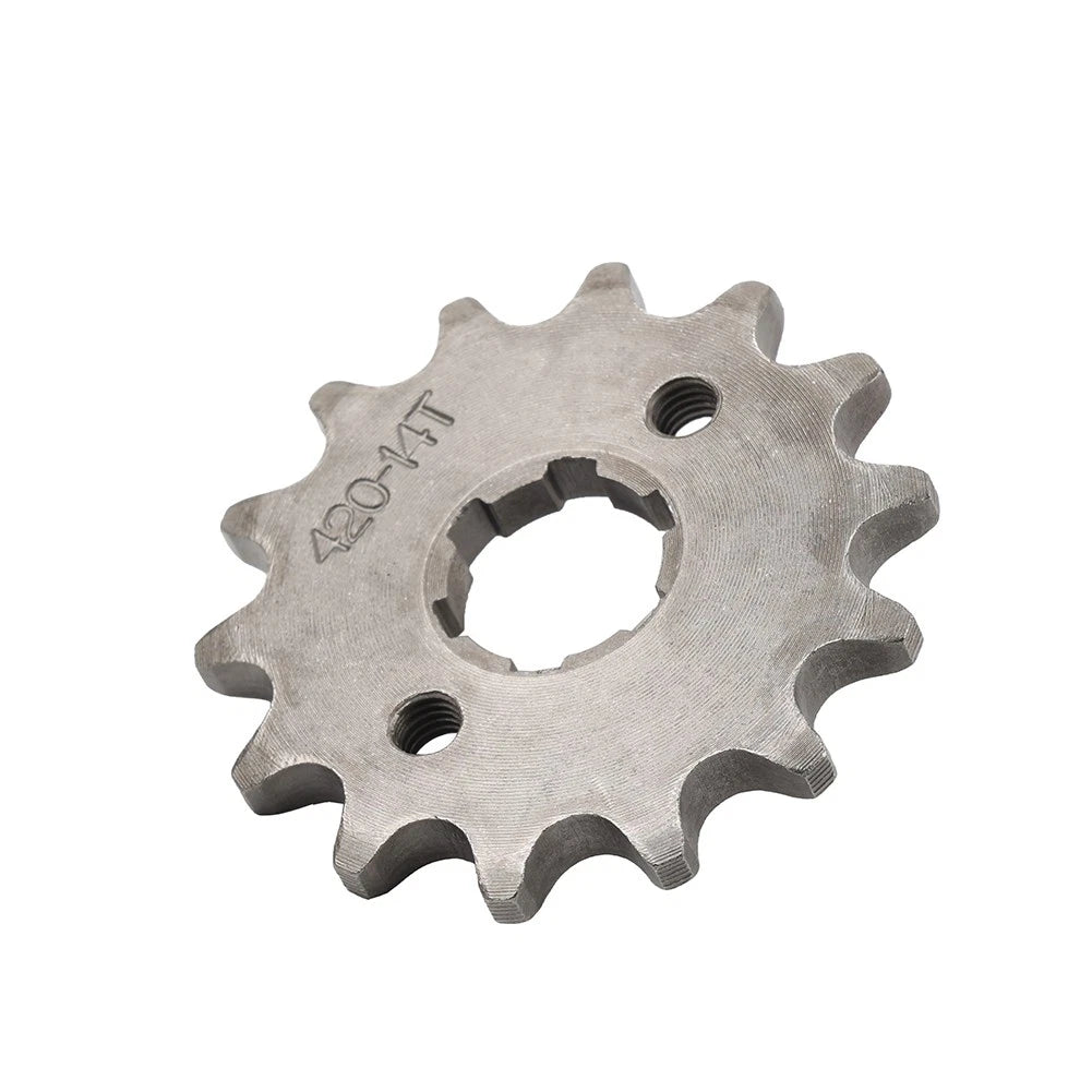 420 Chain 20mm 14T Front Sprocket for ATV Pit Bike 110cc 125cc 140cc