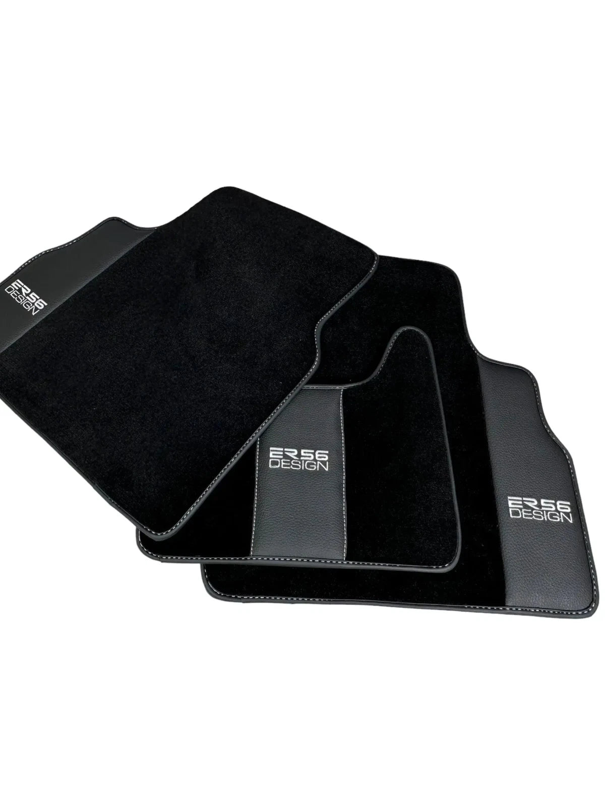 Black Floor Mats for Mercedes Benz G-Class W463 (2018-2023) - Leather