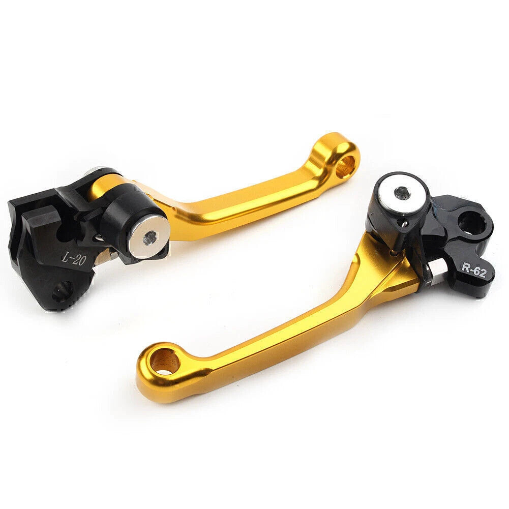 Golden CNC Aluminum Brake Clutch Levers for RMZ450 (2005-2022)