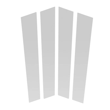 4 x Door Pillar Window Trim for Porsche Panamera Silver Tone (2017-2021)