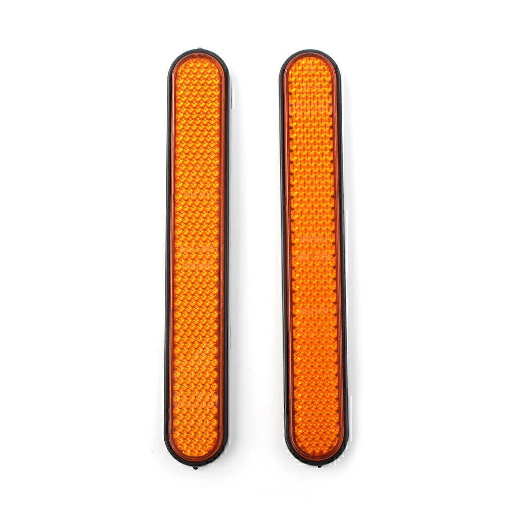 Orange Rear Shock Absorber Reflector Strip for Harley Sportster 883 1200 (2004-2023)