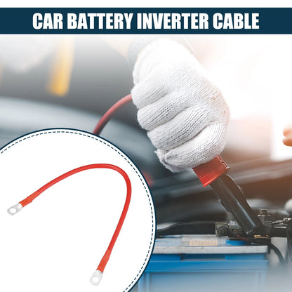 Battery Inverter Cable 8AWG 1ft Robust Battery Copper Wire Red for Car