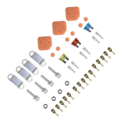 3 Way Relay Fuse Box w/ 5-Pin 40A Relay & Fuses for Car, Truck, Boat