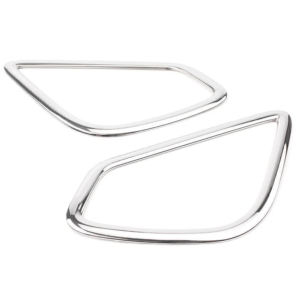 2 x Chrome Rear Fog Light Covers for Mitsubishi Eclipse Cross (2018)