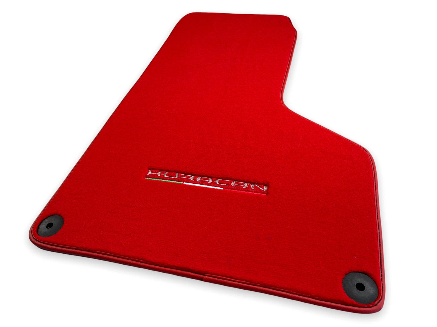 Floor Mats for Lamborghini Huracan 2014-2022 Red Tailored Carpets 2 x AutoWin