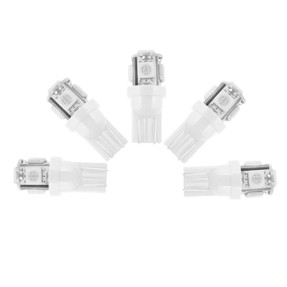 5 x T10 White LED Dash Light Bulbs for Ford F-150 F-250 (2004-2023)