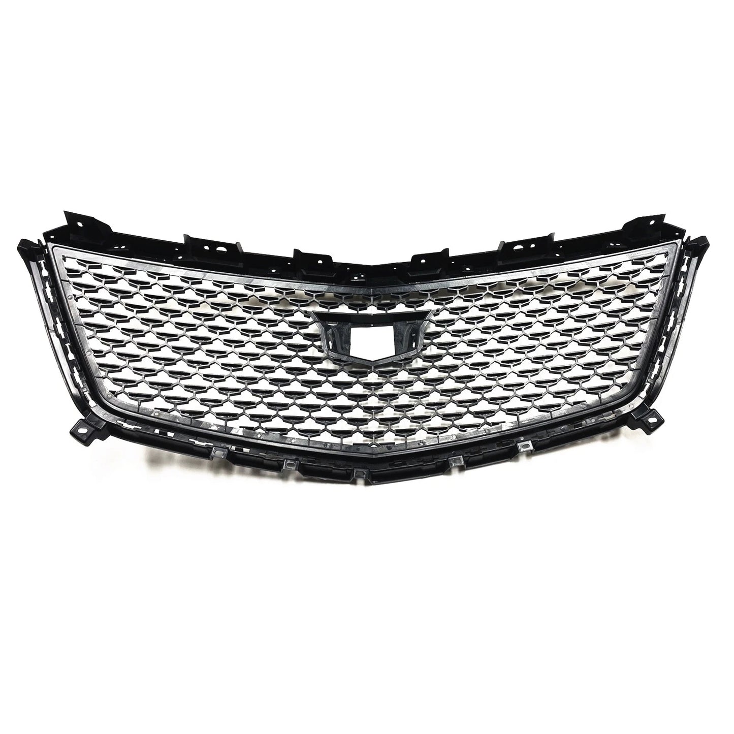 1x Silver Front Upper Grille Cover for Cadillac XT5 (2016-2023)