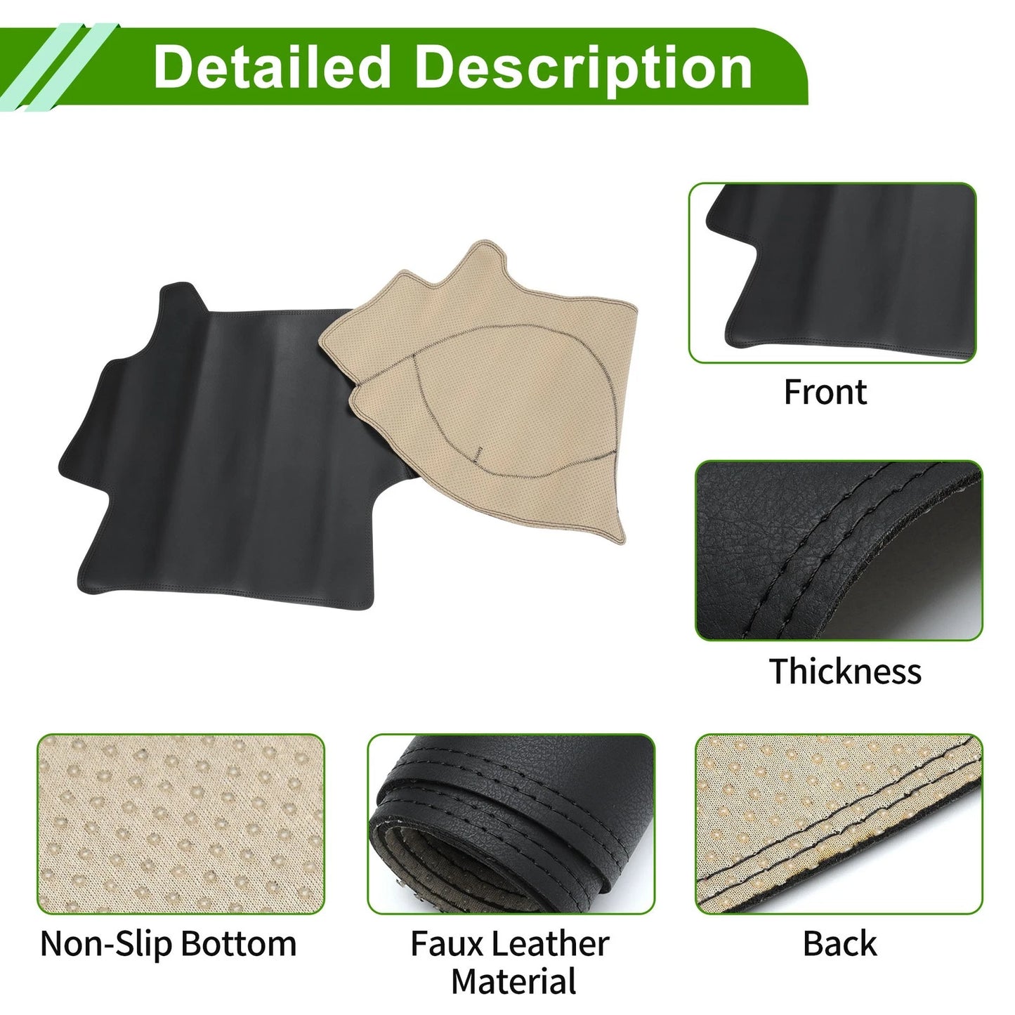 Dashboard Cover Mat for Lexus RX300 (1999-2003) - Black Dash Carpet