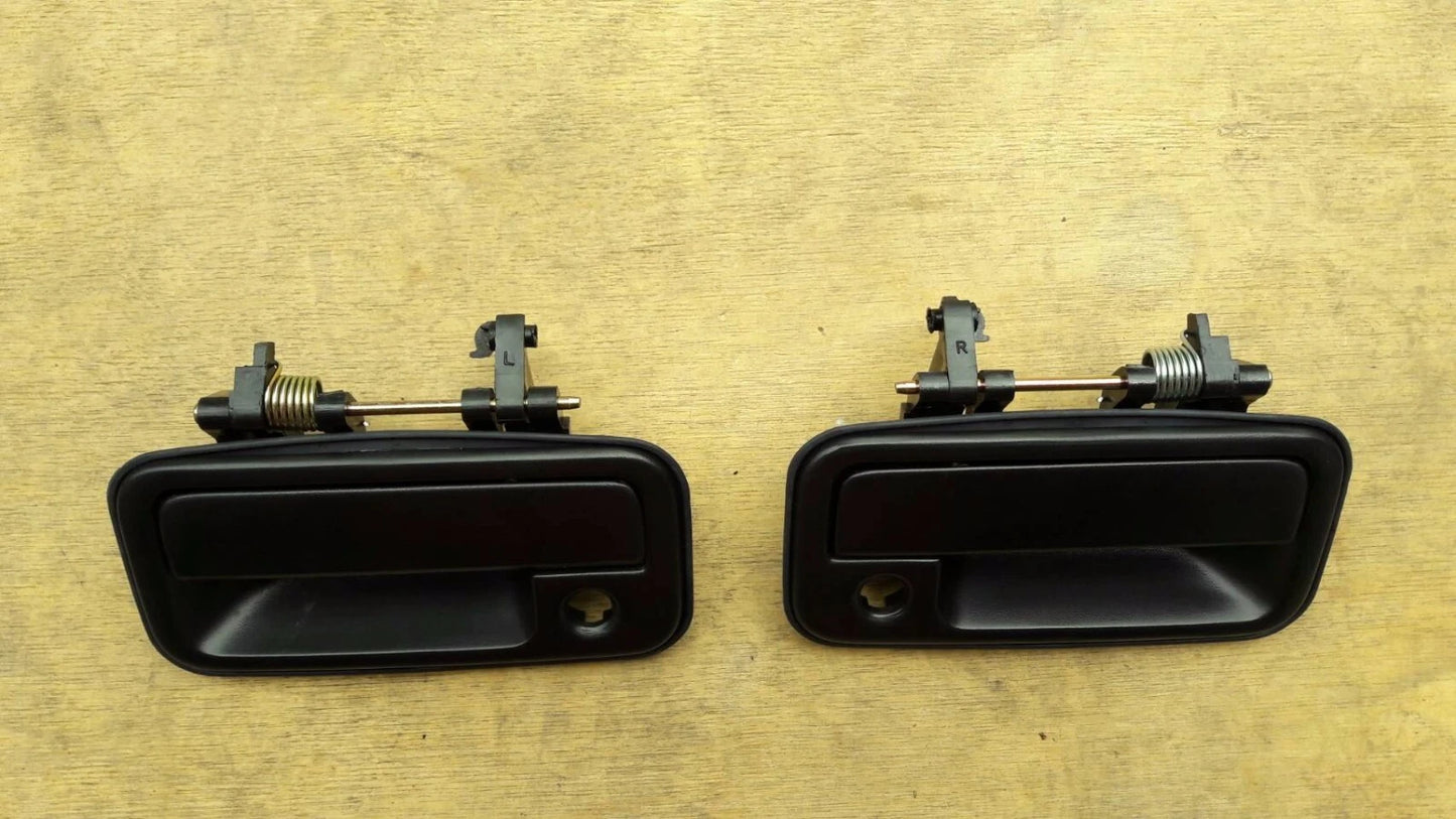 Front Door Handle Black LH+RH Pair for Holden Rodeo TF TFR (1988-2003)
