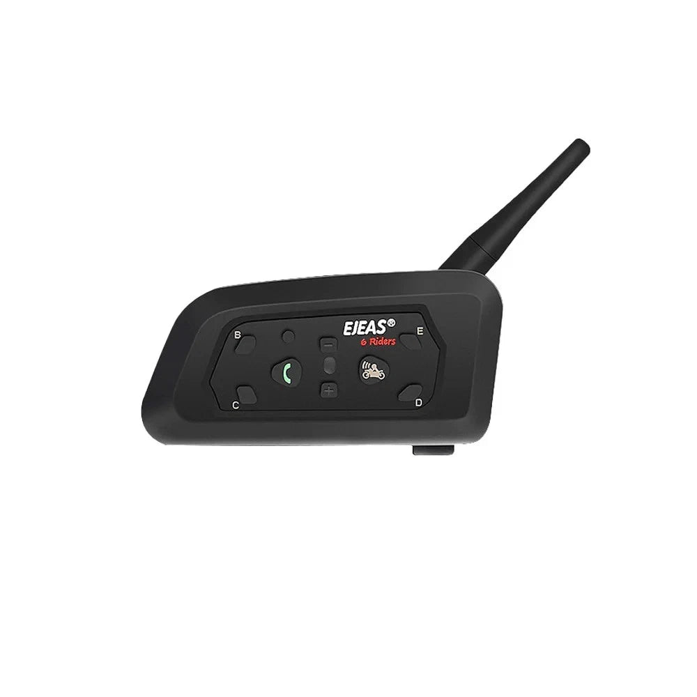 EJEAS V6 Pro Bluetooth Helmet Intercom for Motorcycle - 6 Riders