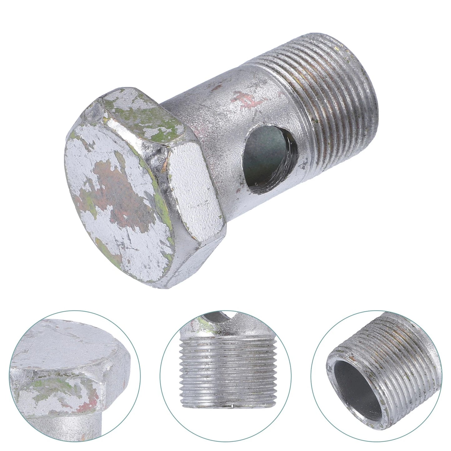 2 x Set M24x1.5 52mm Hollow Screws with Washers for Motorcycle