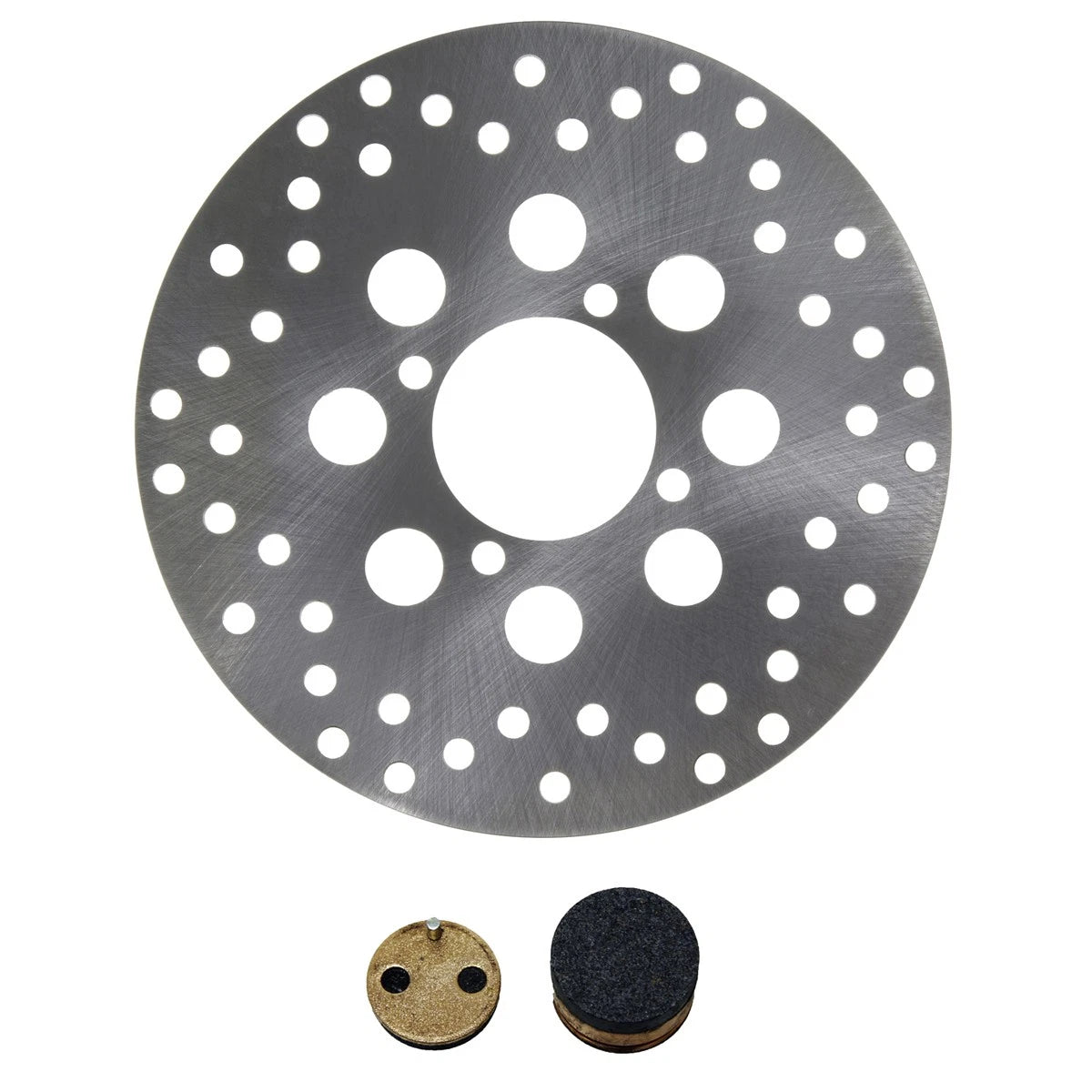 2 x Rear Disc Rotor & Semi-Metallic Pads for Yamaha Blaster 200 (1988–2002)