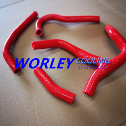 Aluminum Radiator for Honda CRF450R CRF450 (2015-2016) with Red Hose
