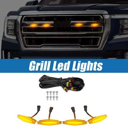 LED Front Grille Lights for Toyota 4Runner TRD Pro (2014-2023) Amber