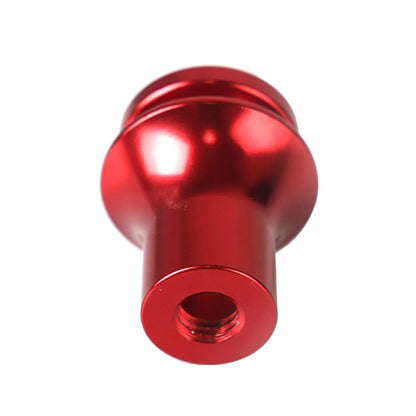 Red Aluminum Manual Gear Shift Knob Boot Retainer Adapter for Car (M12x1.25)