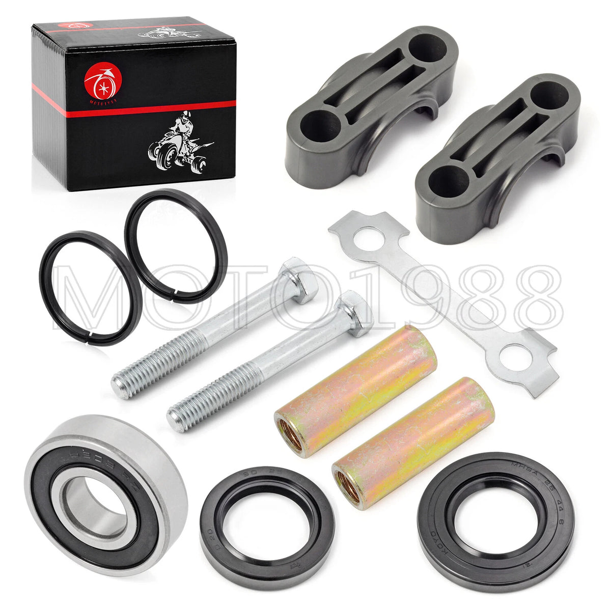 Steering Stem Bushing Bearing Seal Rebuild Kit for Yamaha Kodiak (1993–2006)