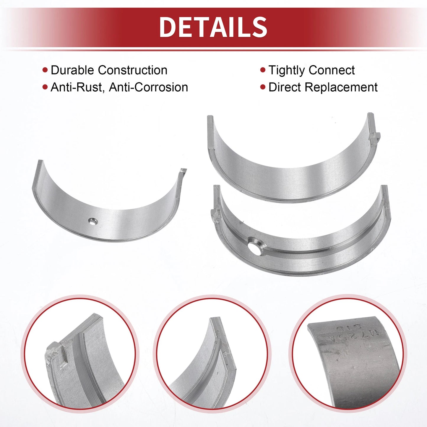 Main & Connecting Rod Bearings for Toyota Vitz (2002-2012)