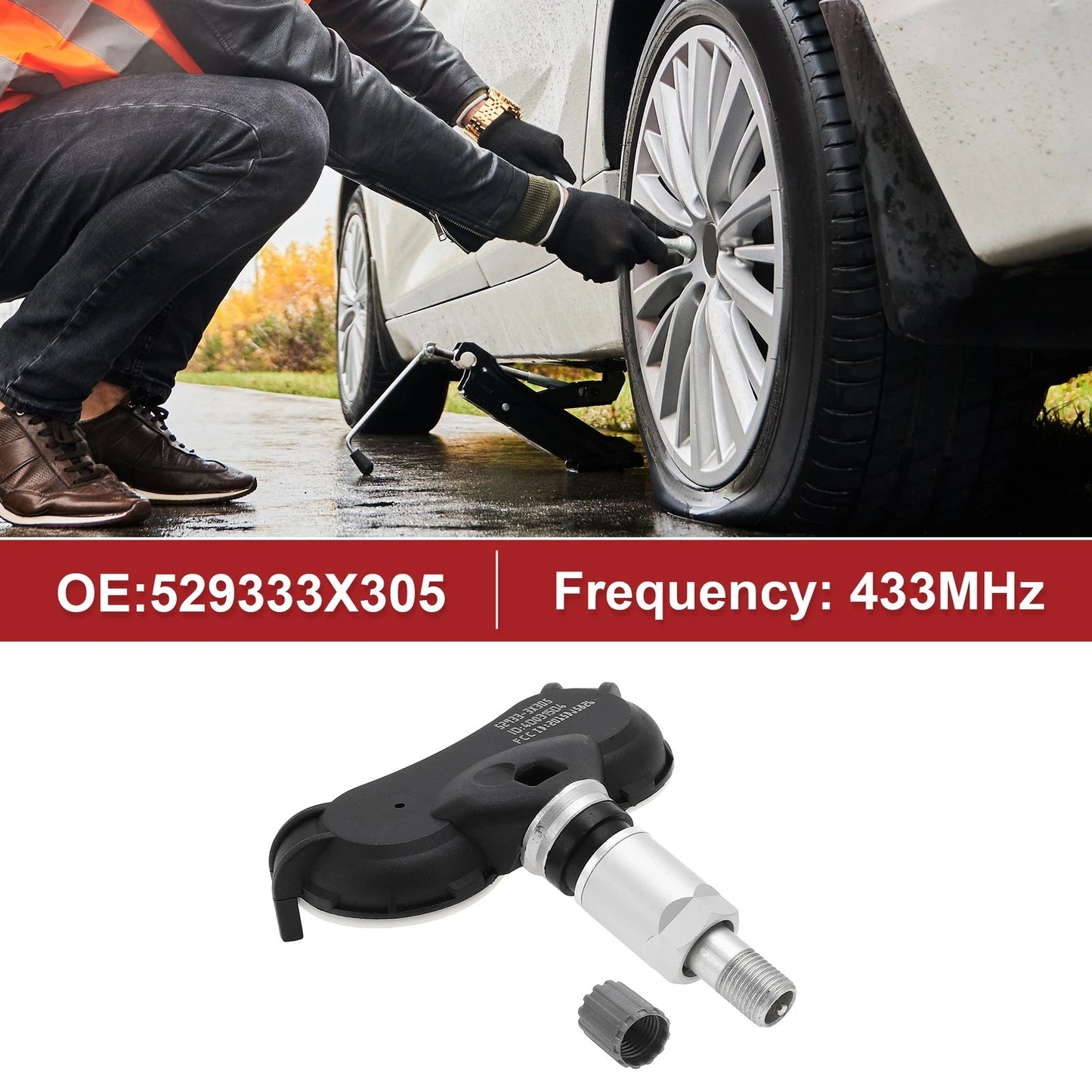Tire Pressure Sensor 433MHz for Kia Rio Cerato (2011-2018) 1 Pcs