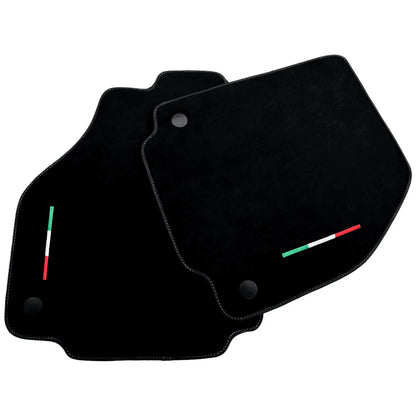 Alcantara Black Floor Mats for Ferrari 458 GT2 (2012-2015)