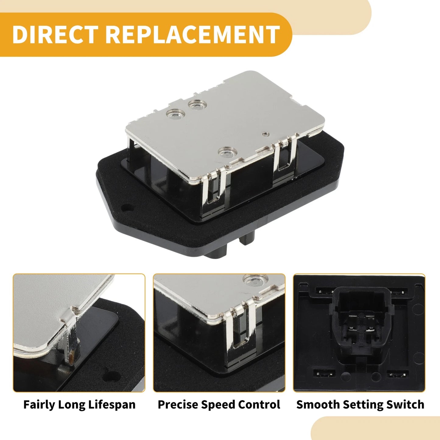 Blower Motor Resistor for HVAC (3A1200/SW11702C) - Compatible with Various Models