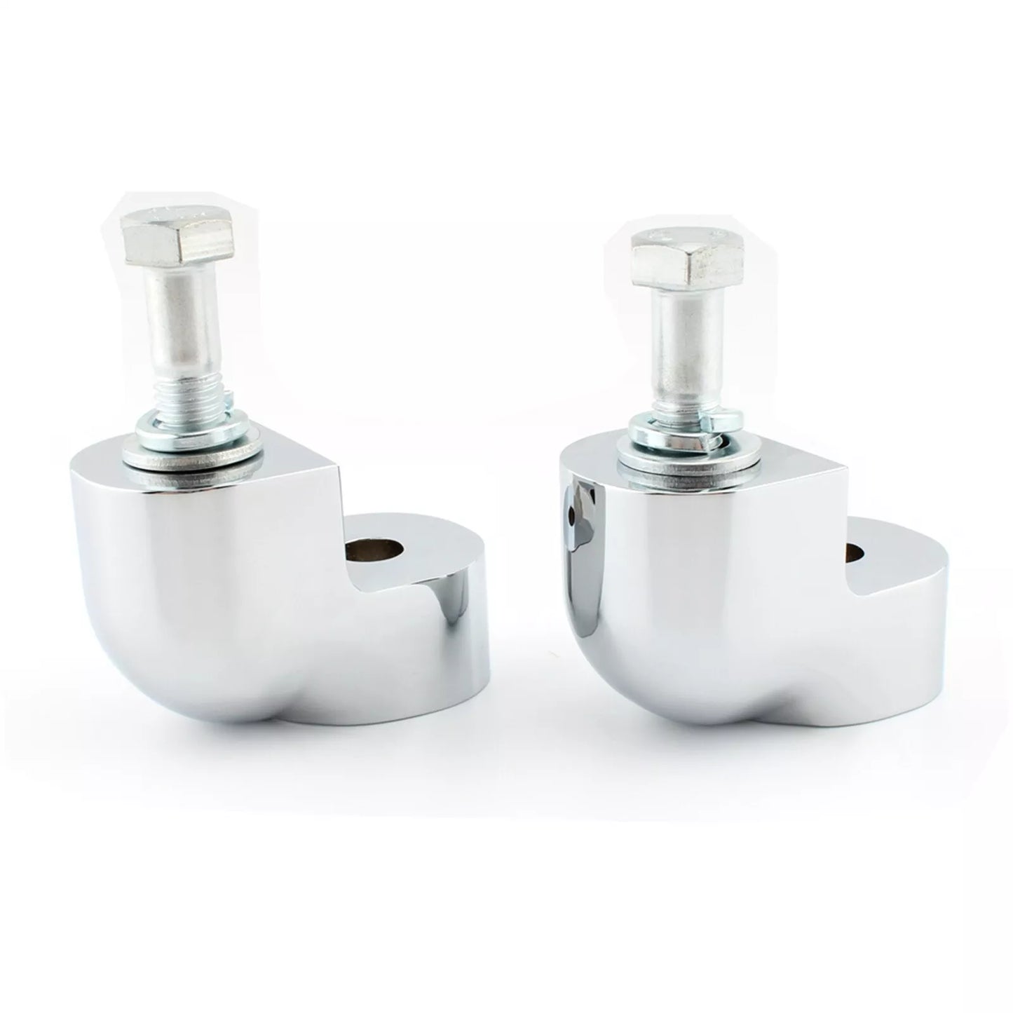 Chrome Handlebar Riser Clamp Kit for Honda VTX1300C (2004-2009)