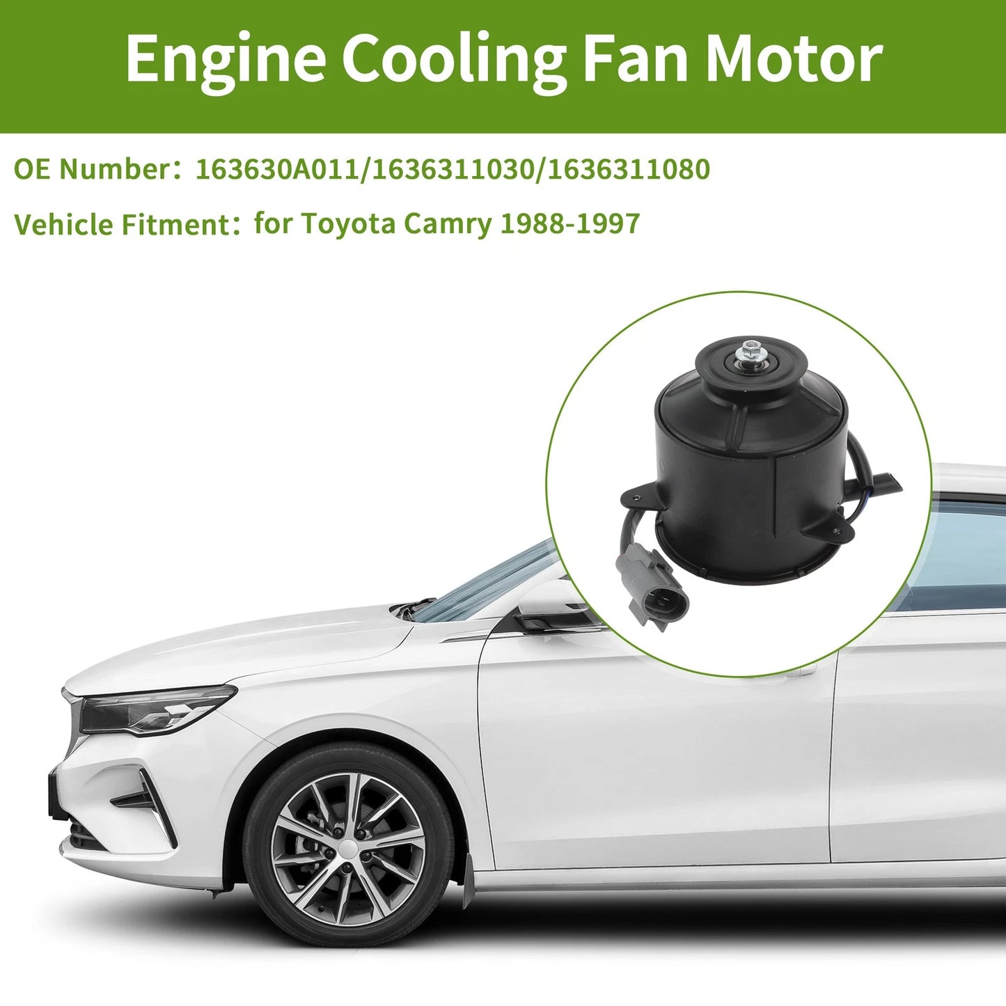 Radiator Fan Motor for Toyota Camry (1988-1997) 1 Pc