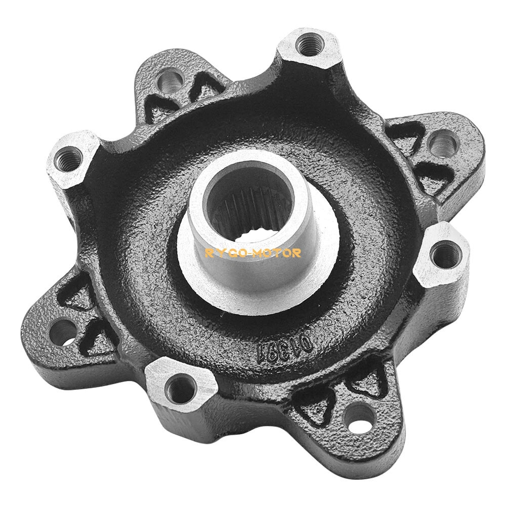 2 x Front Wheel Hub Disc Rotors Bearings for Polaris Ranger 900 800 500 Diesel