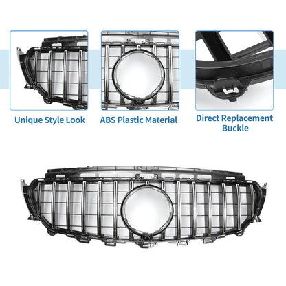 Front Upper Bumper Grille for Mercedes-Benz E200 (2016-2020)