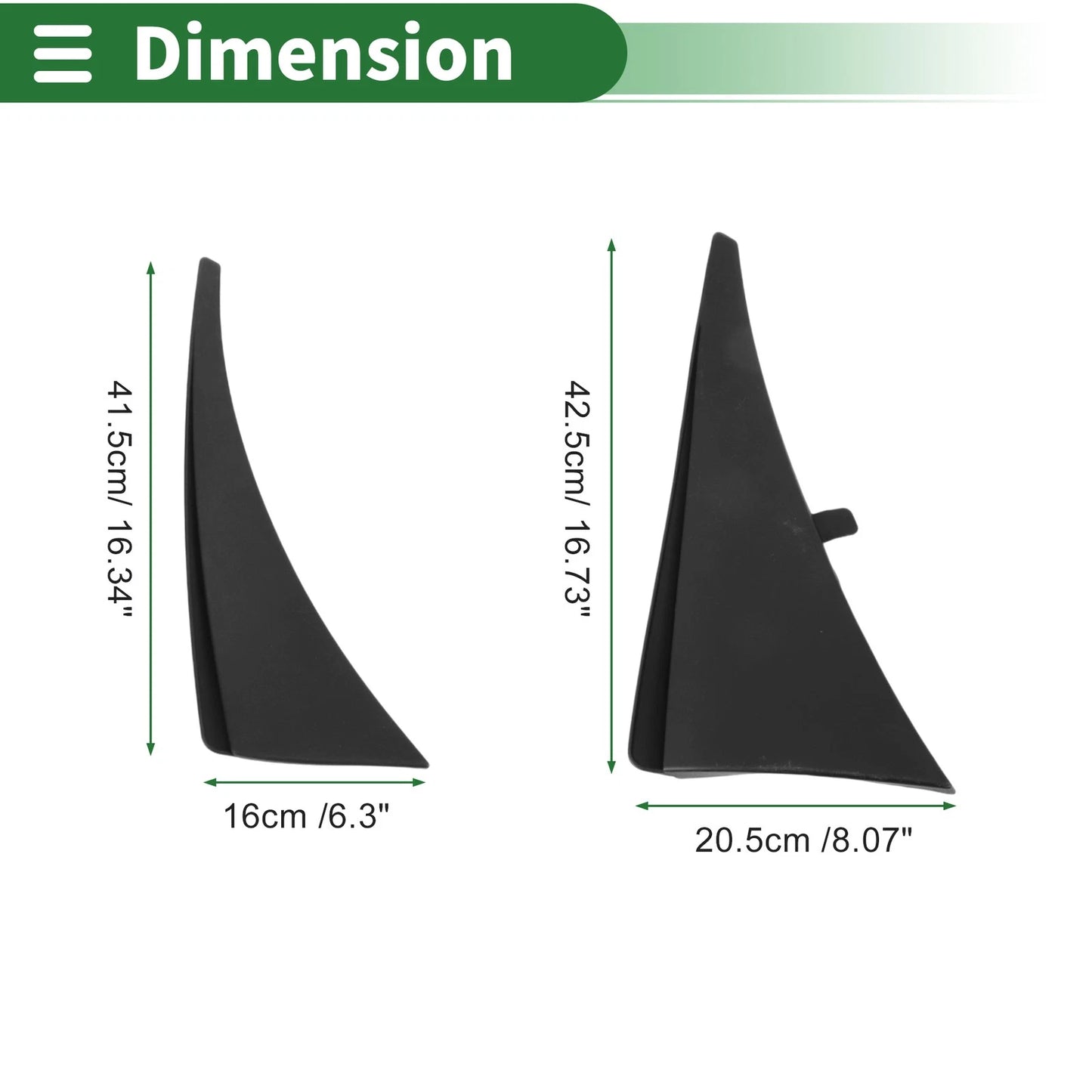 Mud Flaps Splash Guards for Chevrolet Corvette C7 (2014-2019)