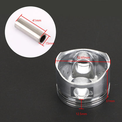 Piston Complete Kit +0.25MM for Yamaha YW 125 BWS Zuma XC 125 Cygnus X (04-20)