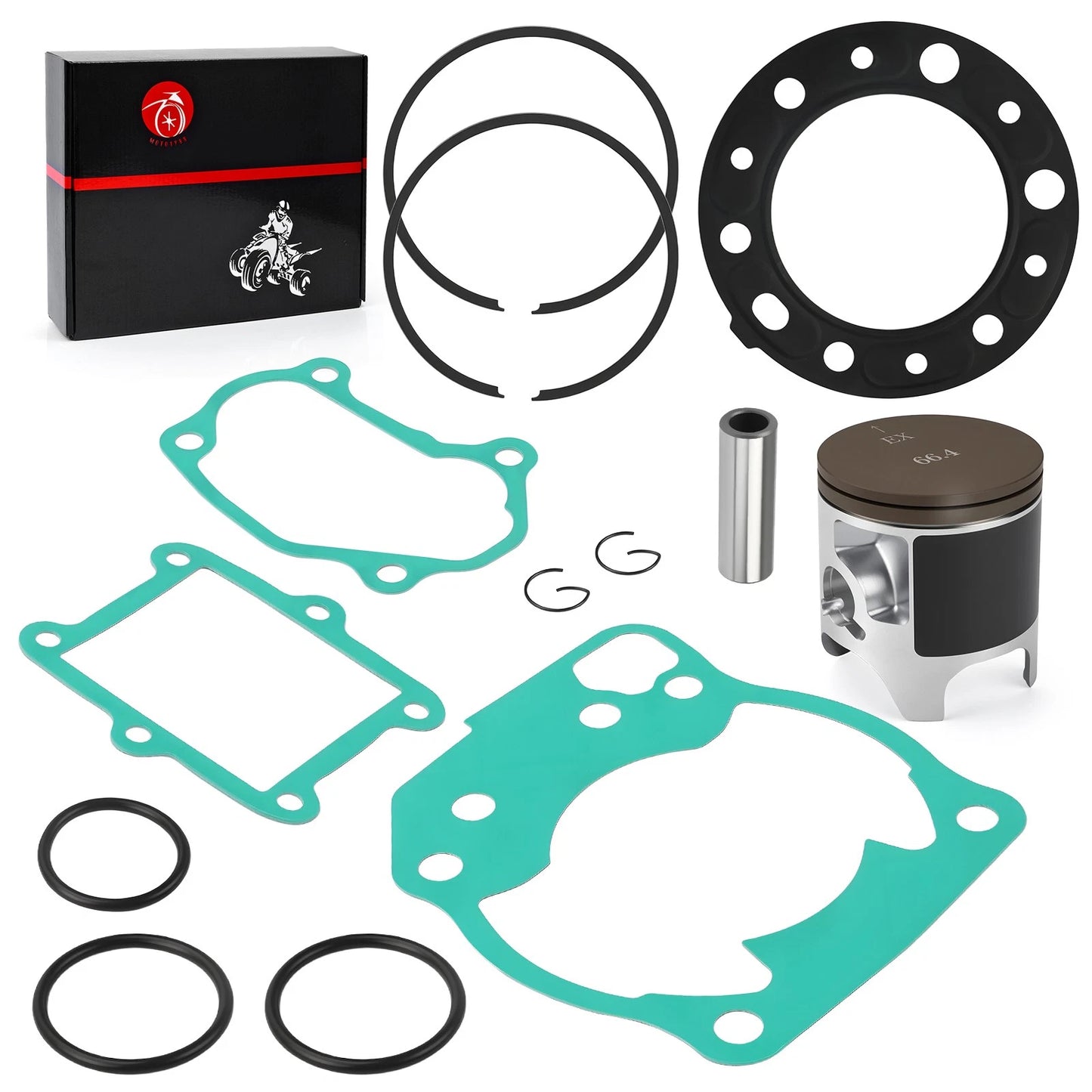 Piston & Gasket Top End Rebuild Kit for Honda CR250R 1997-2001