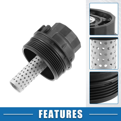Engine Oil Filter Housing Cover Cap for Toyota Tundra (2008–2021)