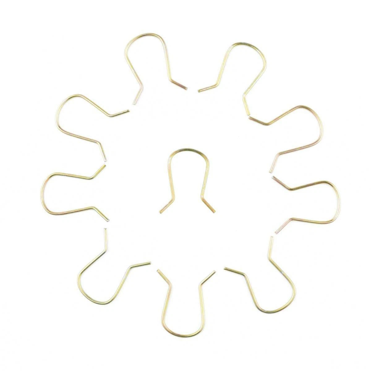 Universal Omega Shape Retaining Clip Clamps For Window Crank Assembly 10 Pcs D10