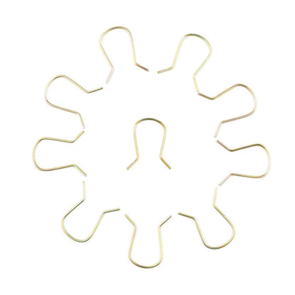 Universal Omega Shape Retaining Clip Clamps For Window Crank Assembly 10 Pcs D10