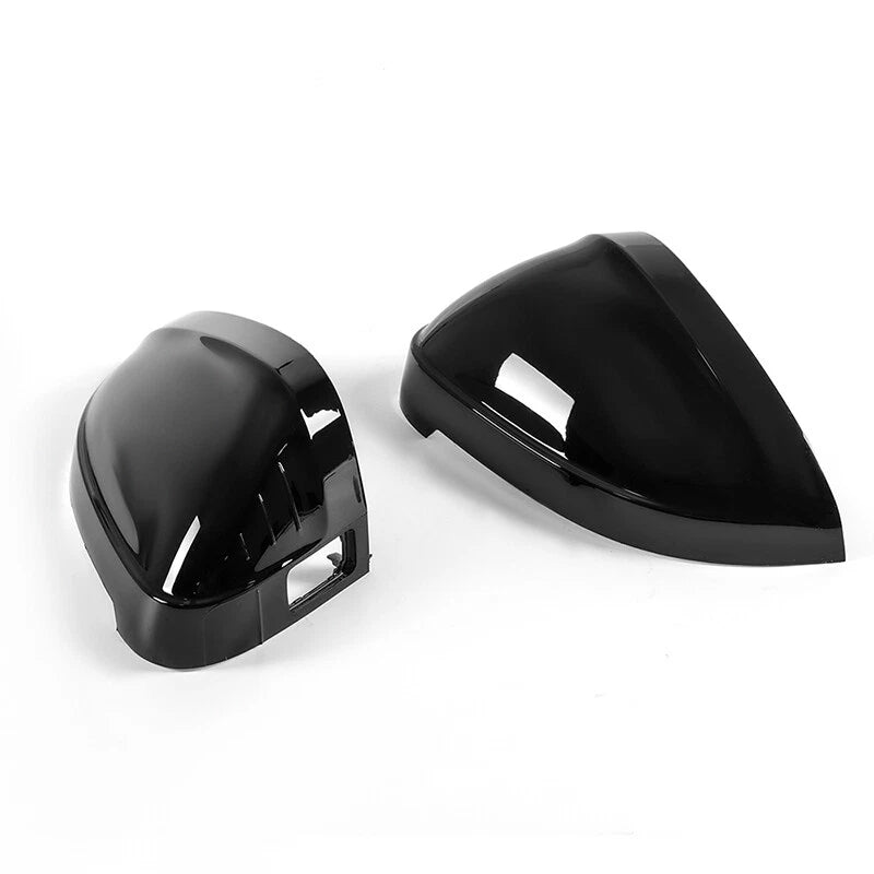 Glossy Black Mirror Cover Caps for Audi A4 B9 S4 A5 S5 RS5 (2016+)