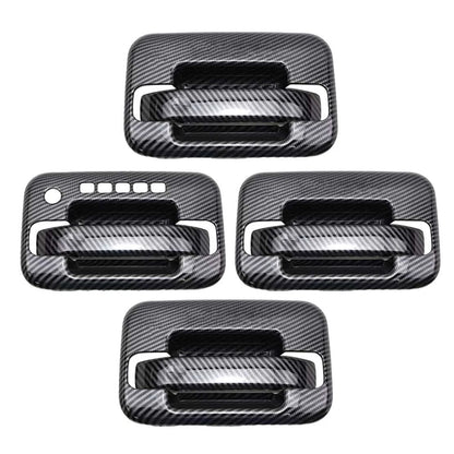 Carbon Fiber ABS Exterior Door Handle Dish Cover for Ford F150 Raptor (2004-2014)