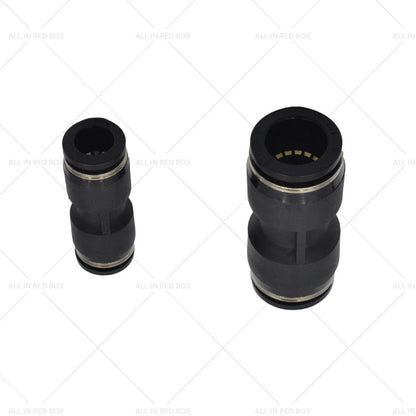 50x Pneumatic Push-in Air Line Quick Connect Kit for Imperial Hose
