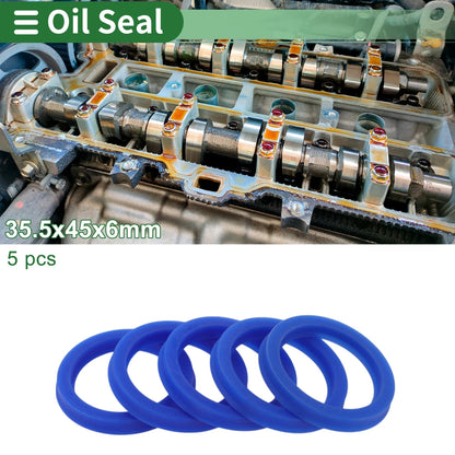 Oil Seal 35.5x45x6mm 5 pcs for Rotary Shaft Seal TPU