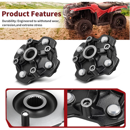 Front Left/Right Wheel Hub for Honda Foreman Rubicon 500 TRX520FA/FM (2020-2024)