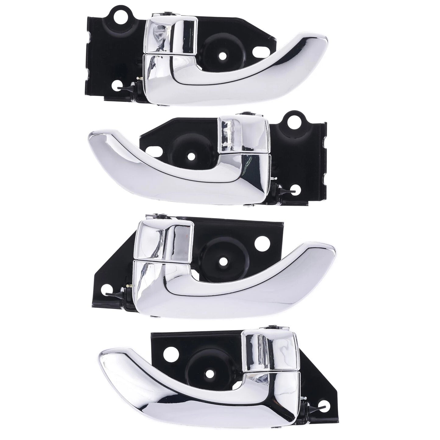 Door Handle Inner 4x Chrome for Hyundai Santa Fe (2000–2005)