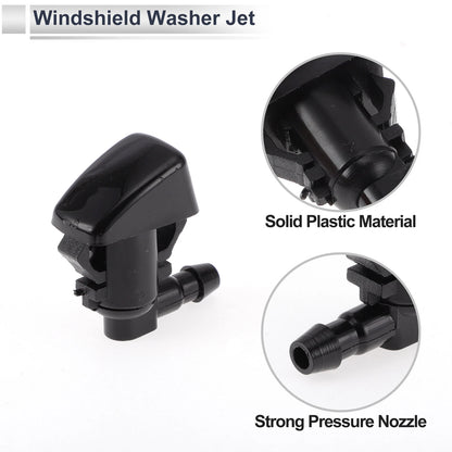 Windshield Washer Nozzle & 6 x Hose Connectors for Ford